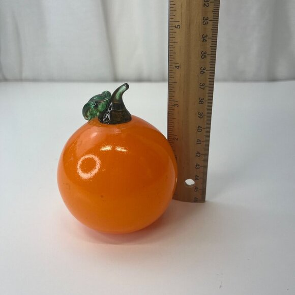 Royal Gallery Hand Blown Glass Fruit 7 PCS Sculptural Fruit Decor Paper Weight M - Picture 16 of 16